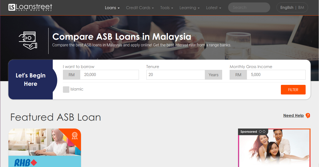 Compare & Apply ASB Loans Online in Malaysia 2026
